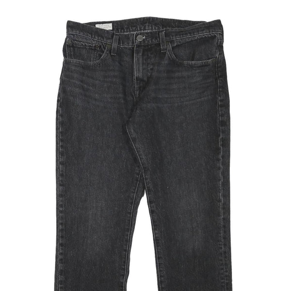 LEVI'S 511 Mens Jeans Black Slim Skinny Denim Medium W32 L29 Zip Closure