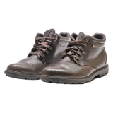 ROCKPORT Ankle Boots Brown Leather Womens UK 6