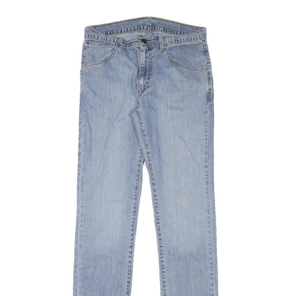 LEVI'S Mens Slim Light Blue Denim Jeans W27 L32 Zip Closure Classic Style