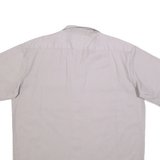 DICKIES Mens Grey & Beige Work Shirt Short Sleeve XL Cotton Blend Casual