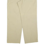 DOCKERS Mens Beige Cotton Blend Regular Fit Straight Trousers W38 L32 Classic