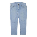 LEVI'S 511 Mens Slim Light Blue Denim W34 L26 Zip Jeans Cotton Blend