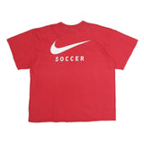 NIKE Mens Red Major League Soccer Inaugural Game 2XL Short Sleeve Crew Neck