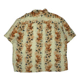 Puritan Floral Hawaiian Shirt - 2XL Orange Viscose