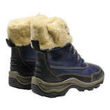 CLARKS Snow Boots Blue Synthetic Womens UK 4.5