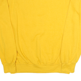 MV SPORT Mens Yellow Marian University Cotton Crew Neck Sweatshirt M Comfortable
