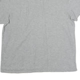 CALVIN KLEIN Mens Grey & Navy Blue & White Short Sleeve Cotton Blend Polo Shirt