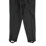 BOGNER Womens Black Cotton Blend Regular Fit Trousers W30 L25 Zip Closure