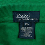 Age 18 Months Polo By Ralph Lauren Polo Shirt - 3XS Green Cotton