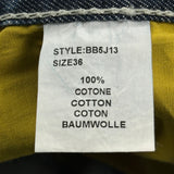A-Style Hip Hop Jeans - 36W 30L Blue Cotton