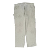 Sherwin Williams Dickies Carpenter Trousers - 36W 30L White Cotton
