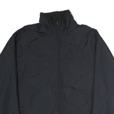 COLUMBIA Mens Black Jacket L Polyester Plain Zip Outdoor Lightweight Sportswear
