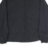 COLUMBIA Mens Black Jacket L Polyester Plain Zip Outdoor Lightweight Sportswear