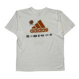 King Holiday Hoopfest Adidas Graphic T-Shirt - Large White Cotton