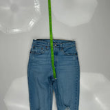 501 Levis Jeans - 26W UK 6 Blue Cotton