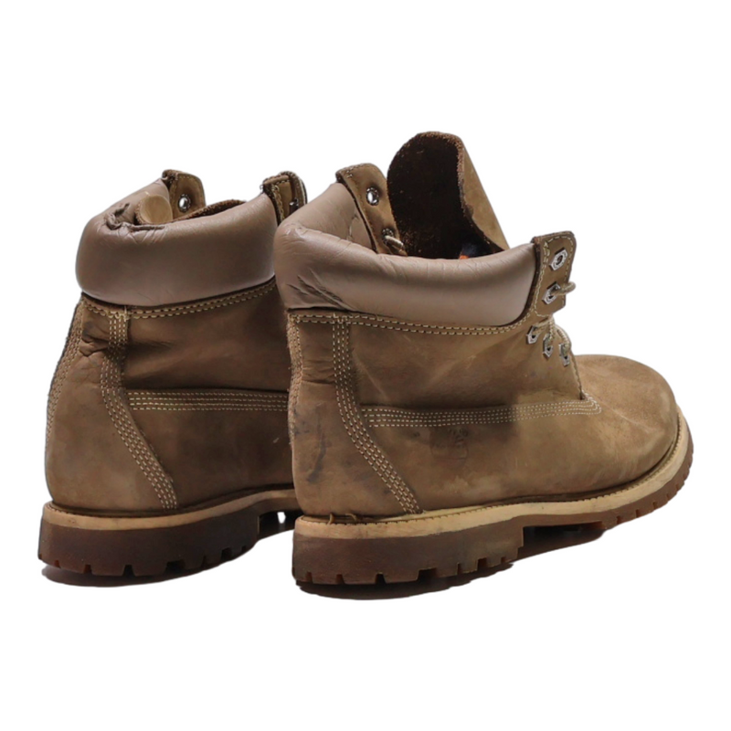 TIMBERLAND Lace-Up Boots Brown Leather Womens UK 7