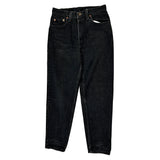 550 Levis Jeans - 28W UK 8 Black Cotton