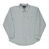 Tommy Hilfiger Striped Shirt - 2XL Blue Cotton
