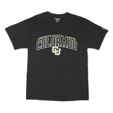 CHAMPION Mens Black Colorado Graphic T-Shirt M Short Sleeve Crew Neck Cotton
