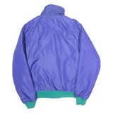 COLUMBIA Mens Purple & Teal Reversible Zip Jacket M Polyester Casual Outdoor