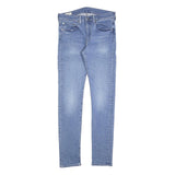LEVI'S 519 BIG E Mens Jeans Blue Slim Skinny Denim Light W31 L34 Slim Fit Zip