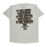 Single Stitch Elizabeth High School Edison House Physical Ed Dept No Fear T-Shirt - XL White Cotton