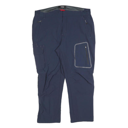 HAKRO Mens Polyester Blend Navy Regular Zip Trousers W38 L27 Outdoor Workwear