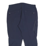 HAKRO Mens Polyester Blend Navy Regular Zip Trousers W38 L27 Outdoor Workwear