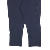 HAKRO Mens Polyester Blend Navy Regular Zip Trousers W38 L27 Outdoor Workwear