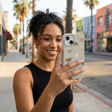 London Fog Retriever Energy iPhone 15 Case - Lifestyle photo showing phone case in use