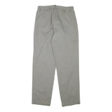TOMMY HILFIGER Womens Cotton Blend Relaxed Straight Trousers W29 L30 Casual