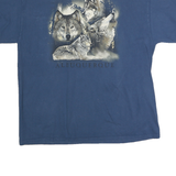 DELTA Mens Blue Cotton Graphic T-Shirt XL Short Sleeve Crew Neck Albuquerque