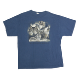 DELTA Mens Blue Cotton Graphic T-Shirt XL Short Sleeve Crew Neck Albuquerque
