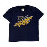 Age 8 Reebok Graphic T-Shirt - Small Navy Cotton