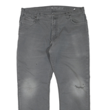 DICKIES Mens Grey Regular Fit Straight Cotton Blend Jeans W38 L30 Workwear