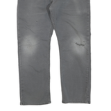 DICKIES Mens Grey Regular Fit Straight Cotton Blend Jeans W38 L30 Workwear