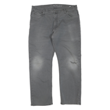 DICKIES Mens Grey Regular Fit Straight Cotton Blend Jeans W38 L30 Workwear