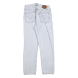 LEVI'S 501 BIG E Womens Jeans Blue Regular Straight Denim Light W27 L28 Classic