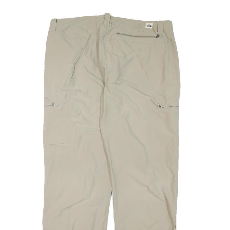 THE NORTH FACE Mens Beige Polyester Blend Regular Fit Straight Leg Trousers W36