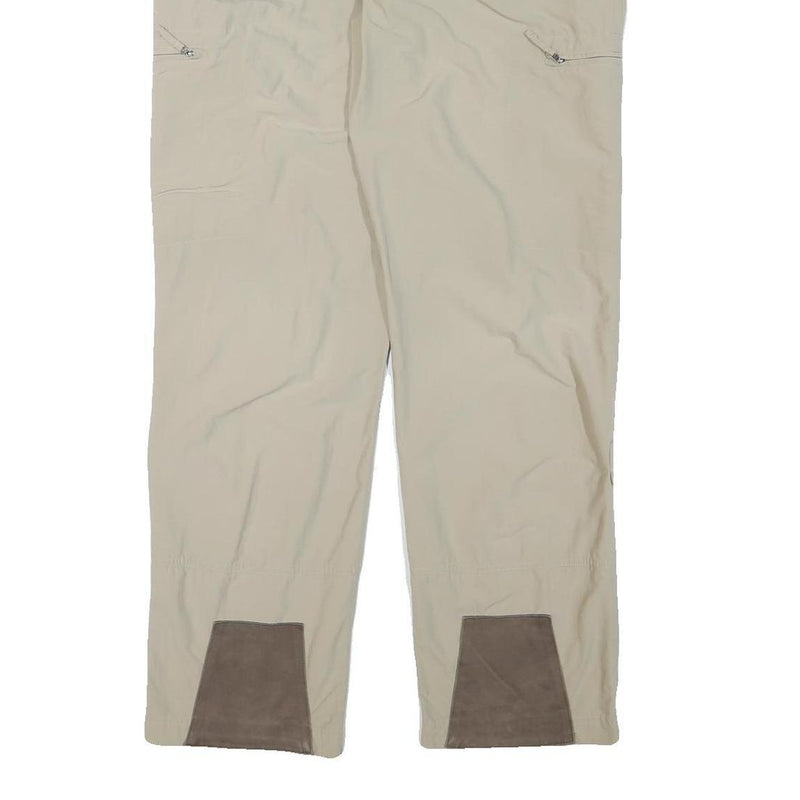 THE NORTH FACE Mens Beige Polyester Blend Regular Fit Straight Leg Trousers W36