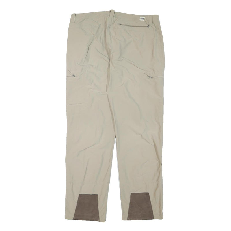THE NORTH FACE Mens Beige Polyester Blend Regular Fit Straight Leg Trousers W36