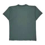Single Stitch Timber Wolf Anvil T-Shirt - Large Green Cotton