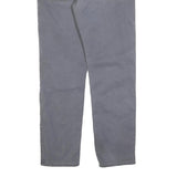 CARHARTT Mens Cotton Grey Slim Straight Trousers W34 L32 Casual Workwear Zip