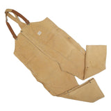 WALLS Mens Beige Cotton Blend Dungarees Relaxed Fit XL W46 L28 Workwear Utility