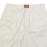 CREEKS Womens Shorts White Casual Cotton Blend M W30 Summer Relaxed Fit