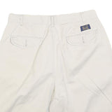 CREEKS Womens Shorts White Casual Cotton Blend M W30 Summer Relaxed Fit