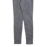LEVI'S 721 Womens Slim Grey Denim Jeans W28 L30 Stylish Cotton Blend Zip Closure