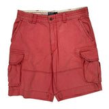 Polo By Ralph Lauren Cargo Shorts - 36W 10L Red Cotton