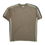 Nike T-Shirt - Large Beige Cotton
