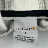 Age 5 Carhartt Hoodie - XS Gray Cotton Blend